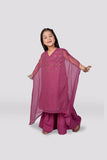 Dramatic Flair - Rosewood Pink 2 Side Poncho