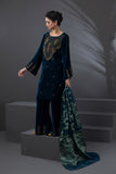 Edetta Embroidered Shirt With Pants & Dupatta