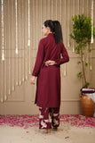 Raw silk Stitched 2-piece