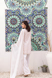 Ethereal Elegance: White Angrakha Dress