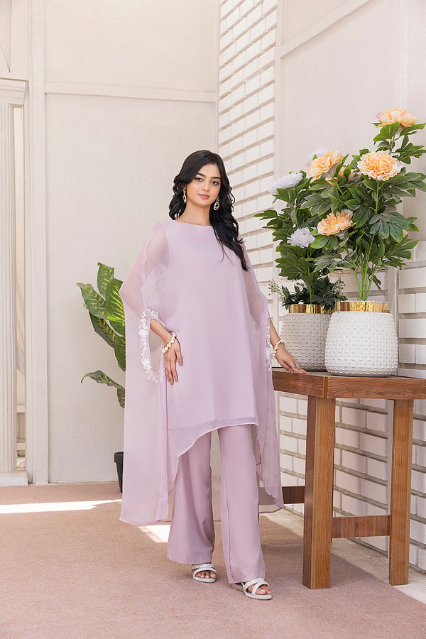 Classic Tea Pink Embroidered stitched Sheep