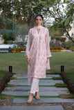 Classic Pink Embroidered stitched 3-piece