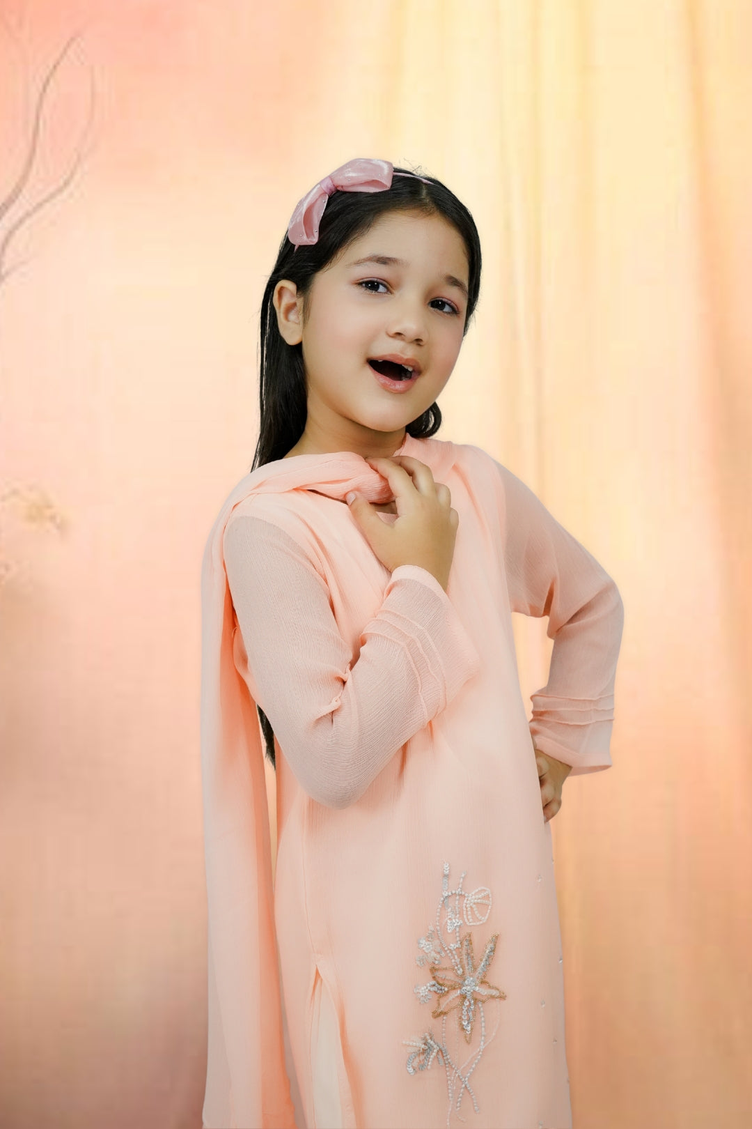 3-Piece Set Peach Handwork (adda) Sheep
