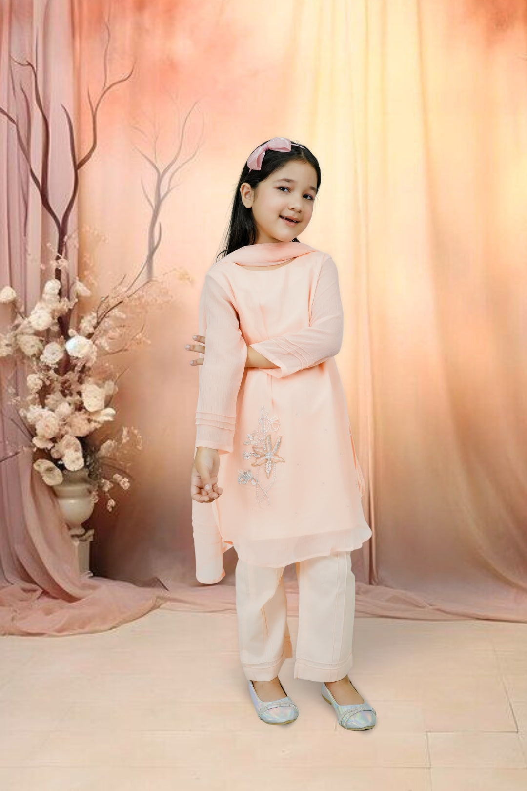 3-Piece Set Peach Handwork (adda) Sheep
