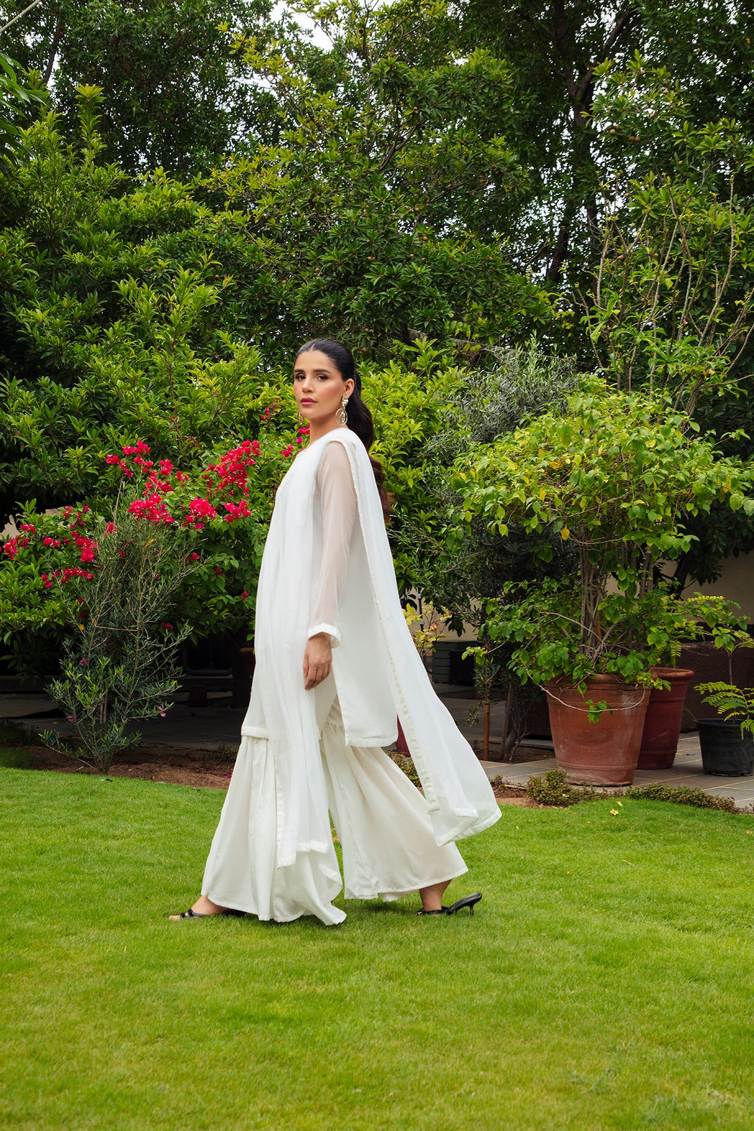 3-Piece Stitched Timeless White Embroidered Sheep