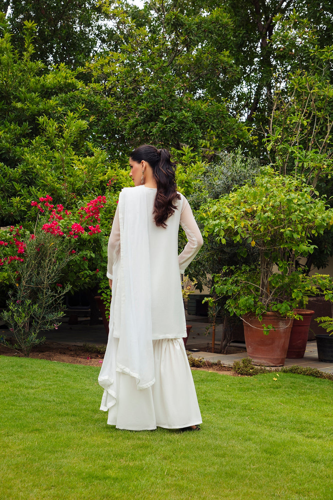 3-Piece Stitched Timeless White Embroidered Sheep