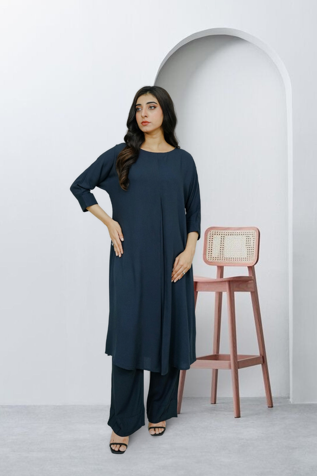 2-piece stitched Navy Blue Sheep