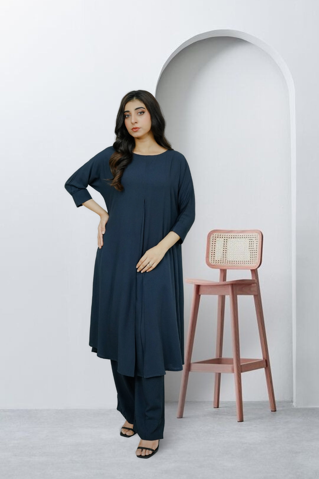 2-piece stitched Navy Blue Sheep