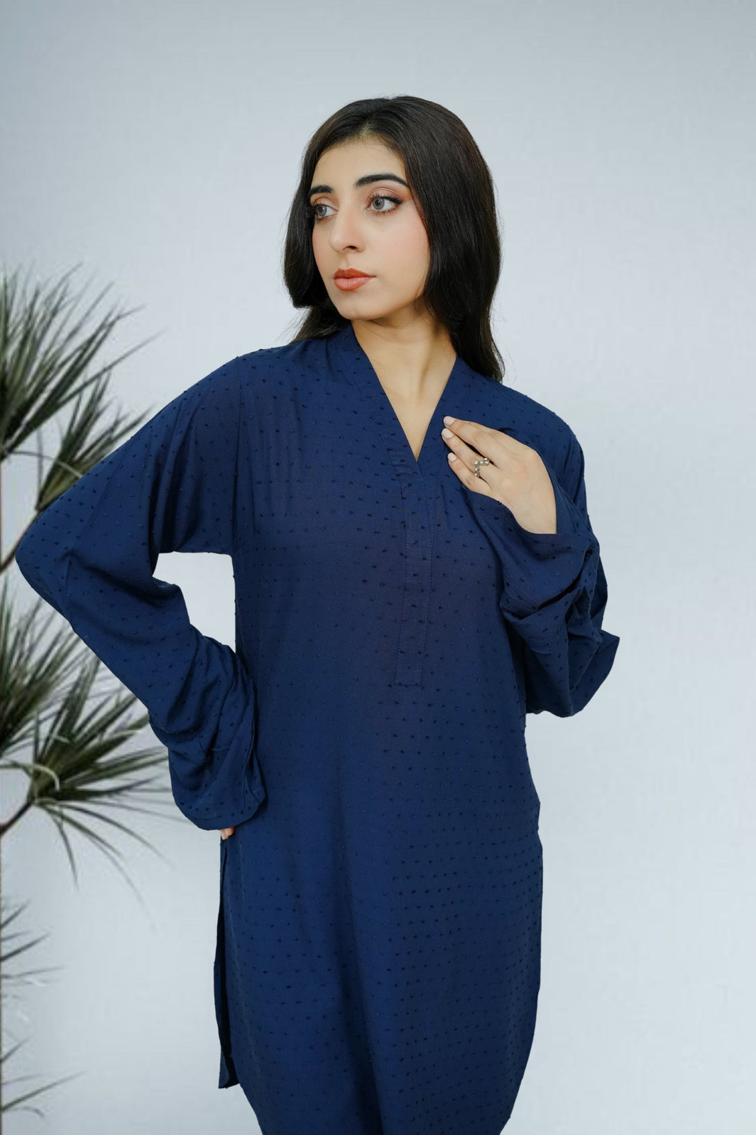 2-piece stitched Navy Blue Sheep