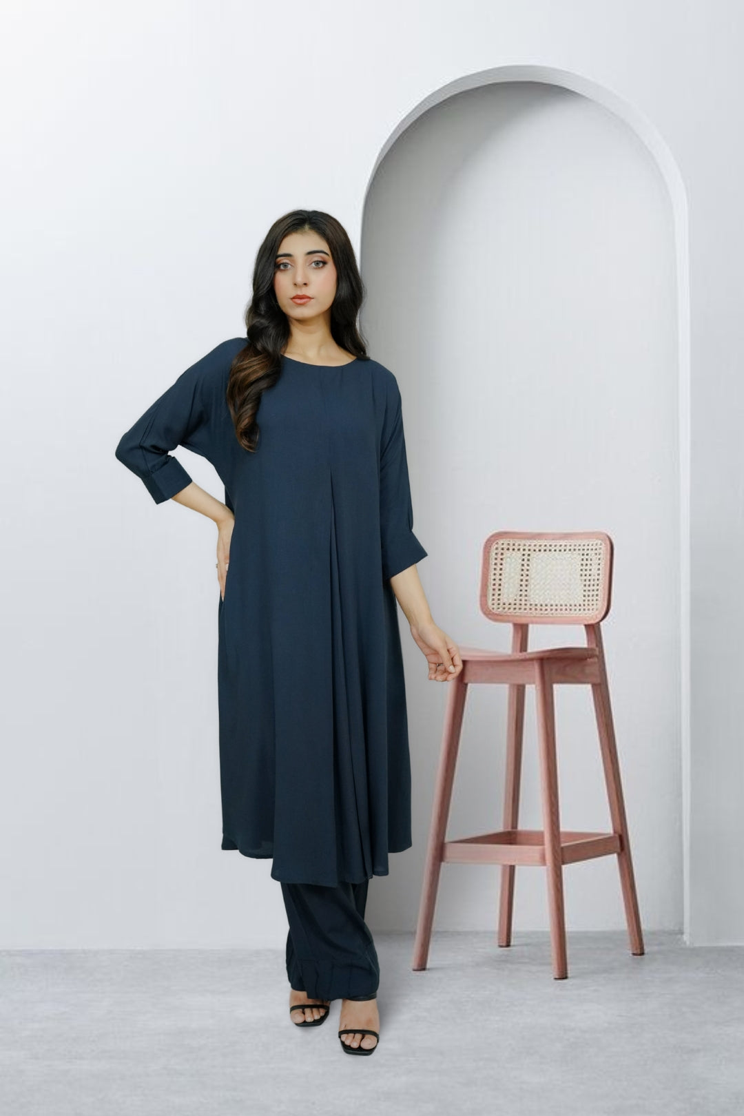 2-piece stitched Navy Blue Sheep