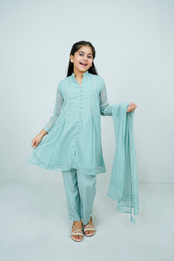 Ash Green Handwork (adda) 3-Piece Set Sheep
