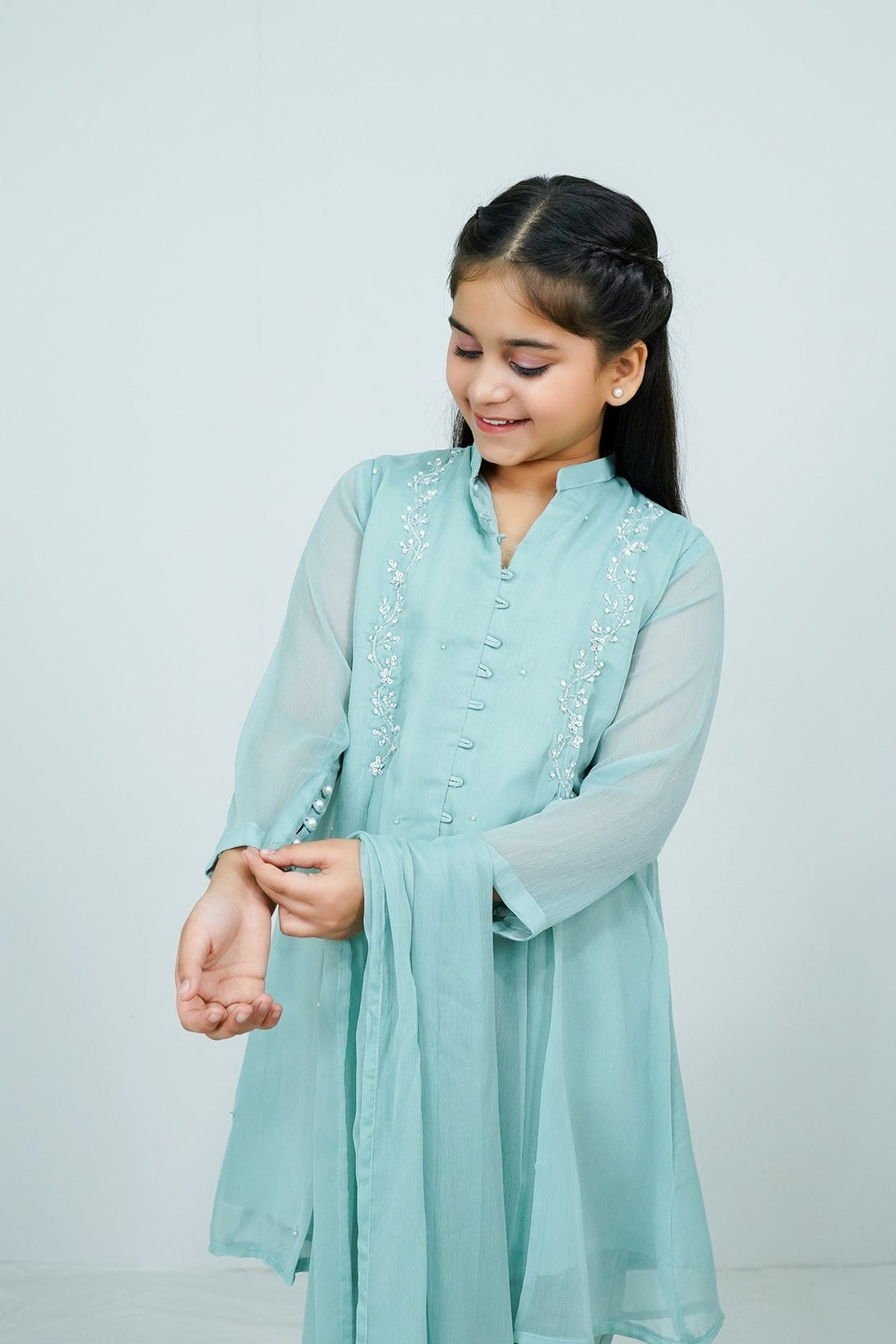 Ash Green Handwork (adda) 3-Piece Set Sheep