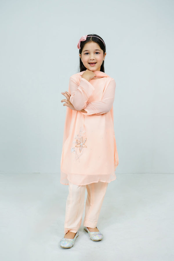 Peach Handwork (adda) 3-Piece Set Sheep