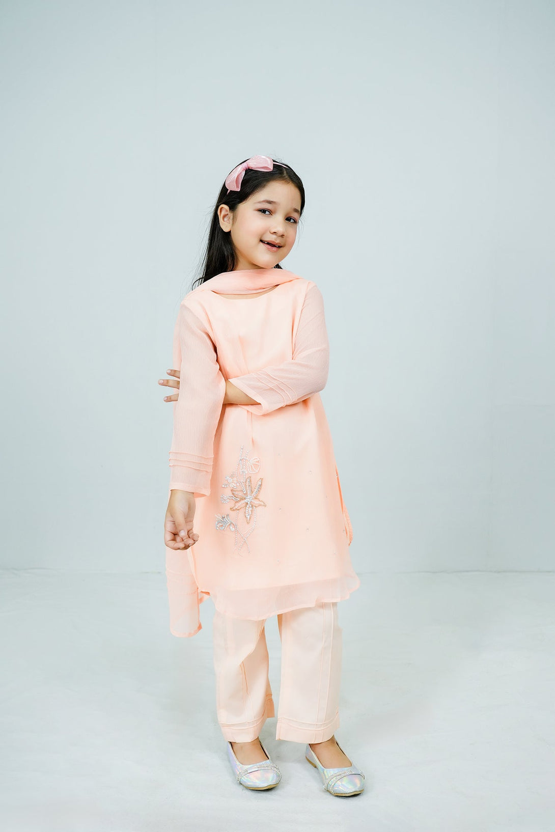 Peach Handwork (adda) 3-Piece Set Sheep