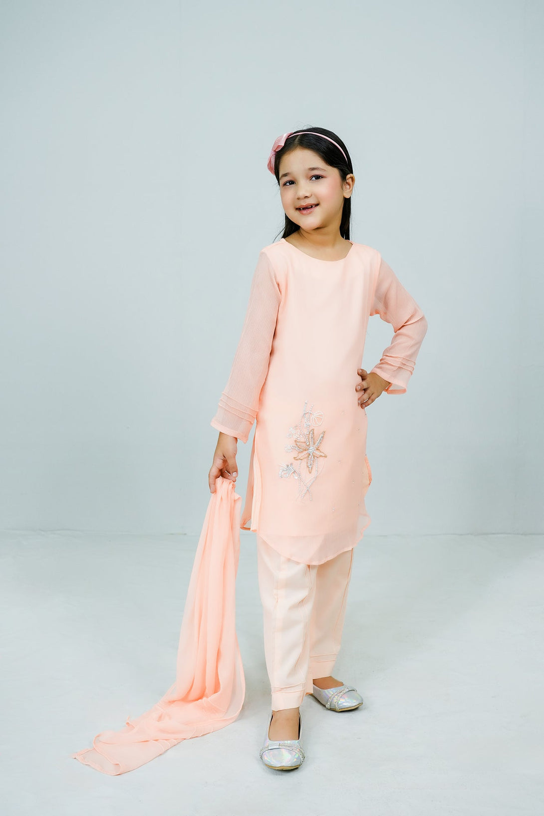 Peach Handwork (adda) 3-Piece Set Sheep