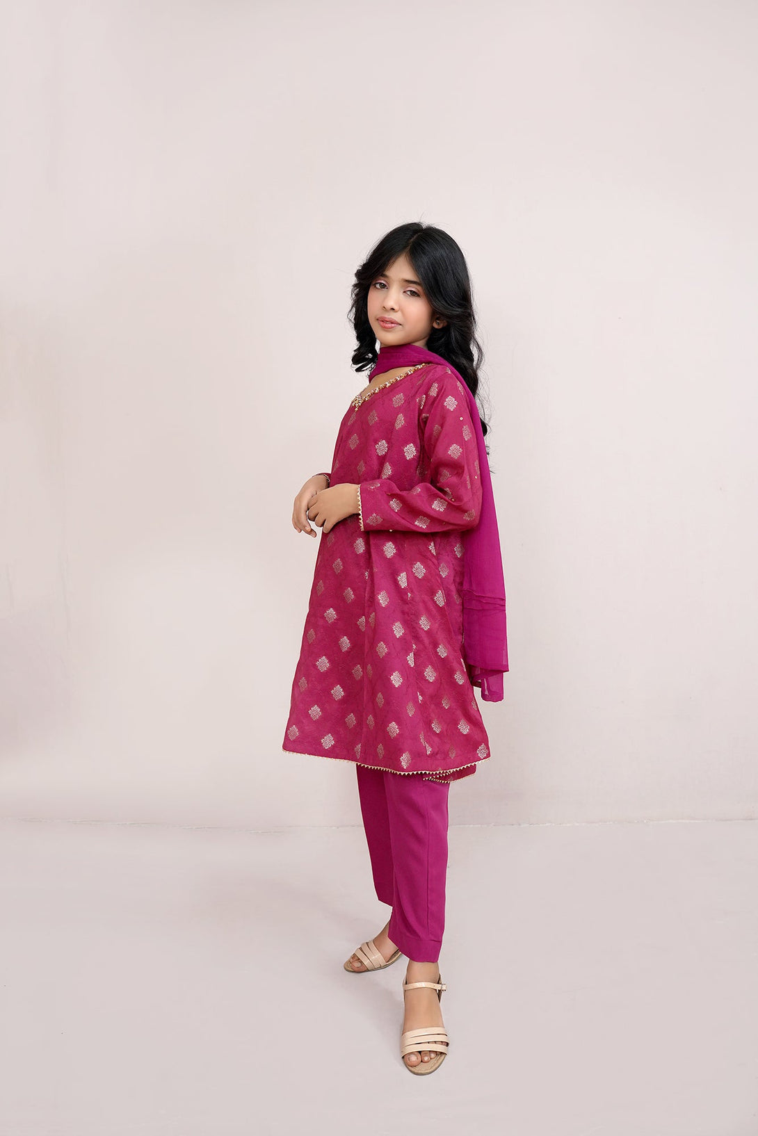 Hot Pink Embroidered Sheep