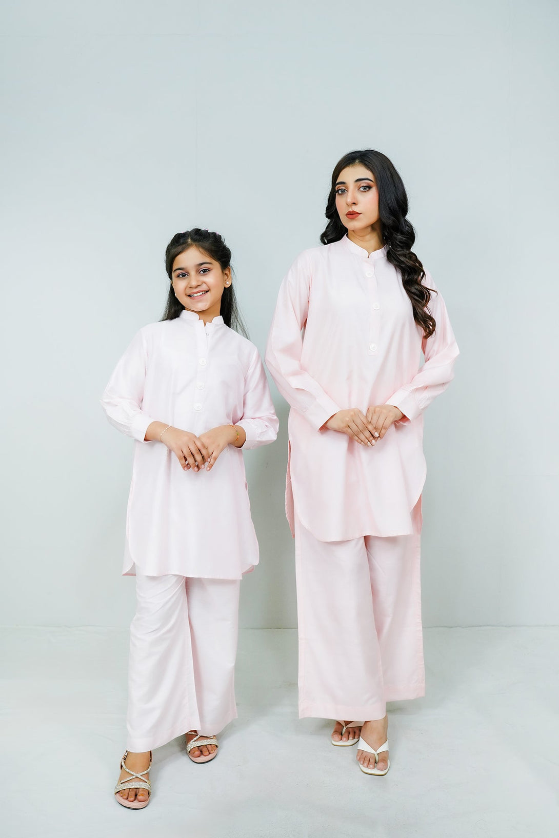 Pink Embroidered 2-Piece Set Sheep