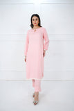 Classic Pink Embroidered stitched