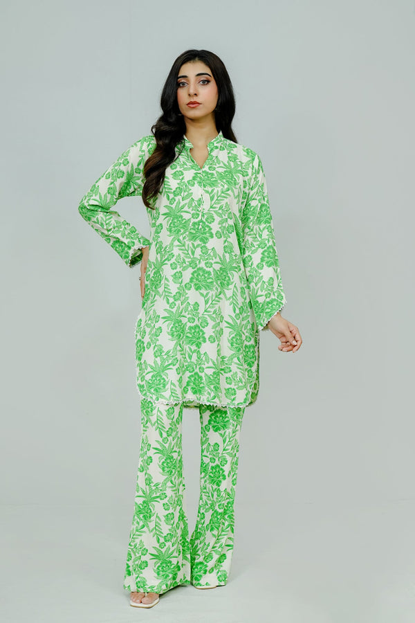 Green Embroidered Sheep