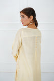 Elegant Beige Shirt with Lace Detailing