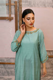 Classic Mint green Hand-Embroidered stitched