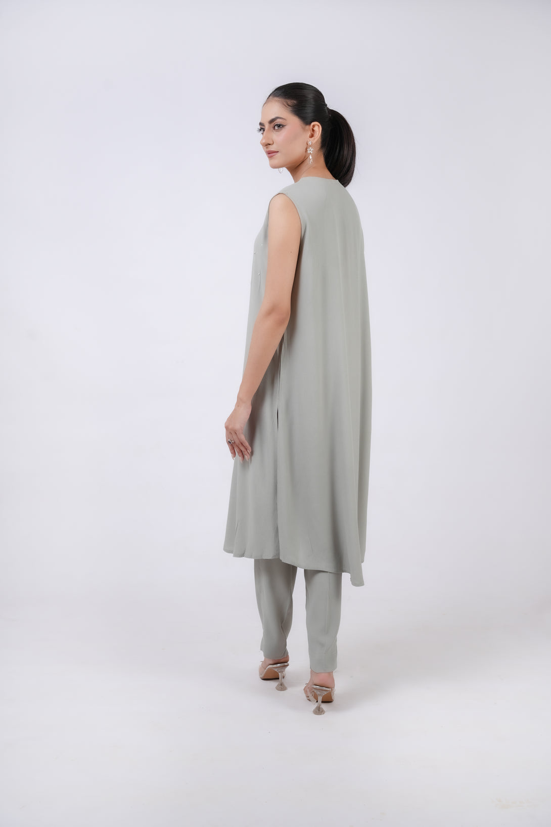 Classic Ash Grey Embroidered - Sheep