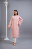 Elegant Powder Pink Shirt with Lace Detailing