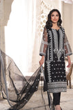 Chic Black Embroidered Women's Ensemble