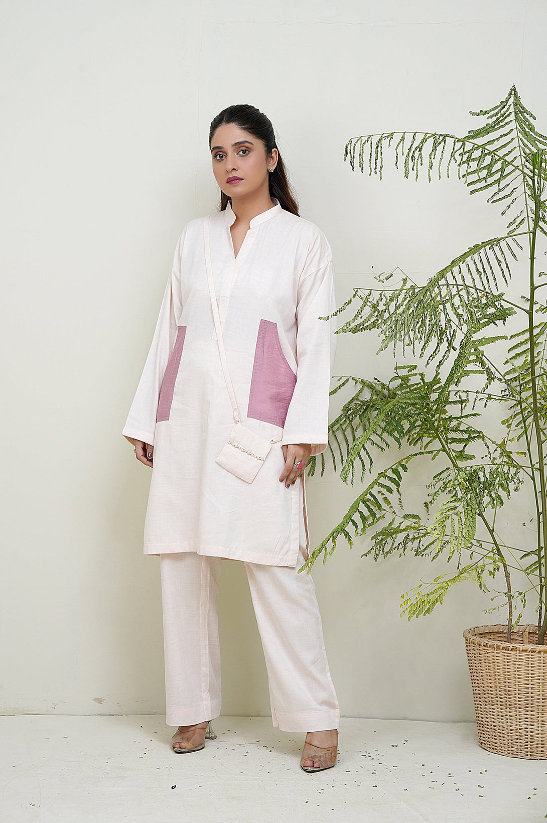 2-piece stitched Fawn Sheep