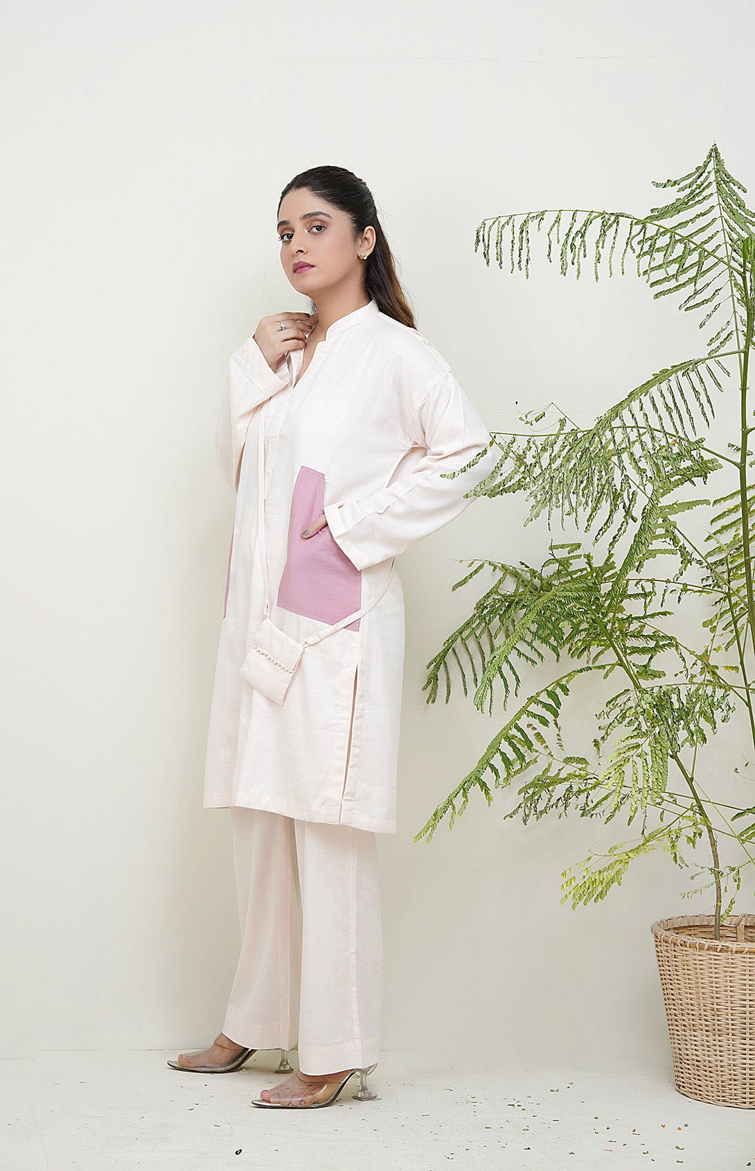 2-piece stitched Fawn Sheep