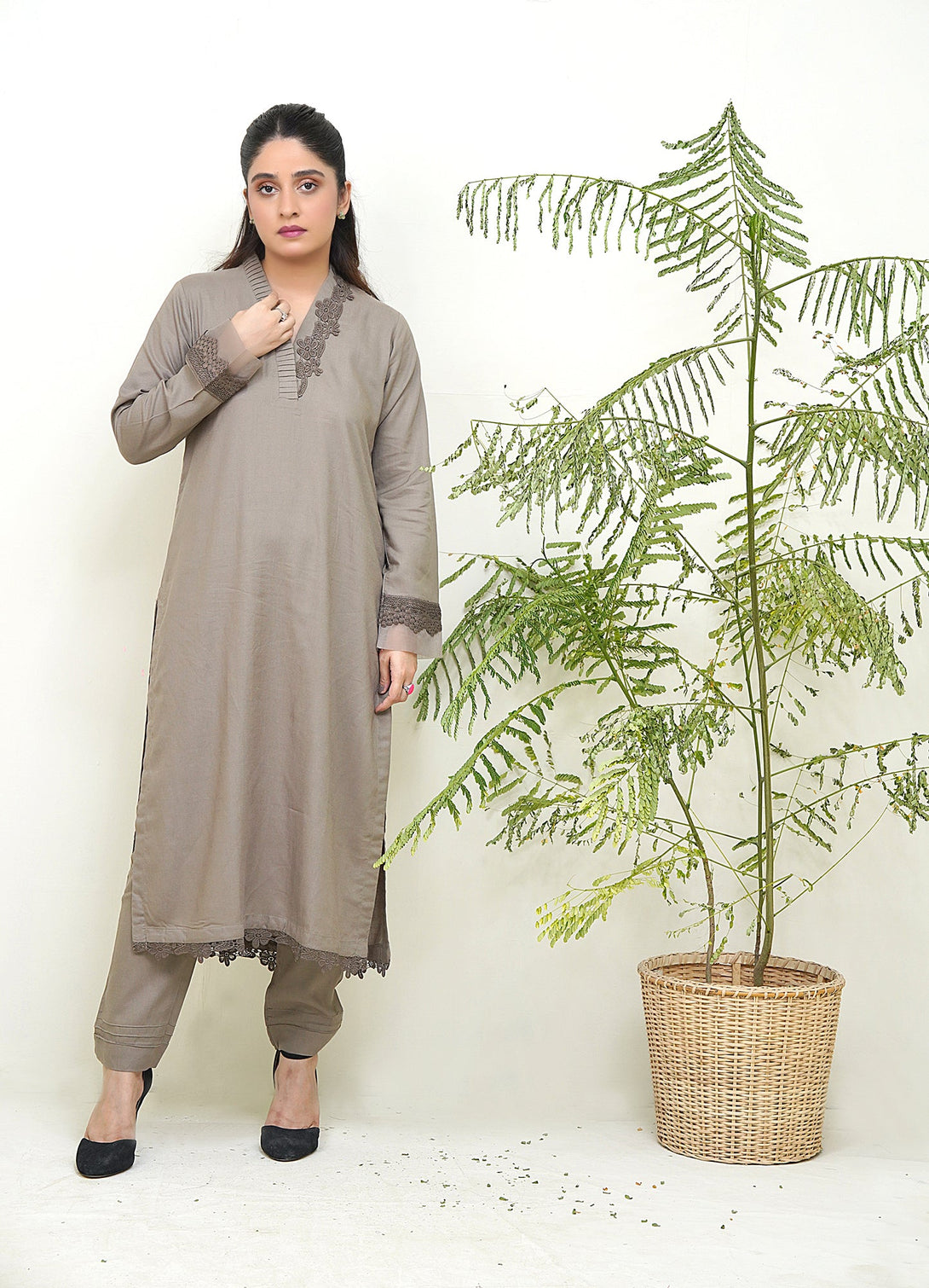 2-piece stitched Beige Sheep