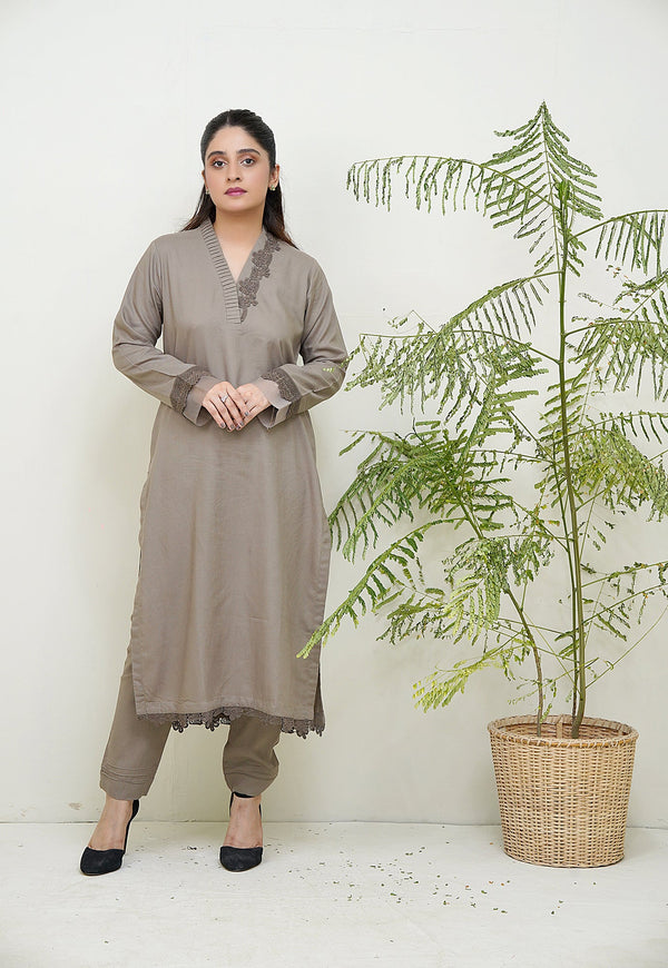 2-piece stitched Beige Sheep