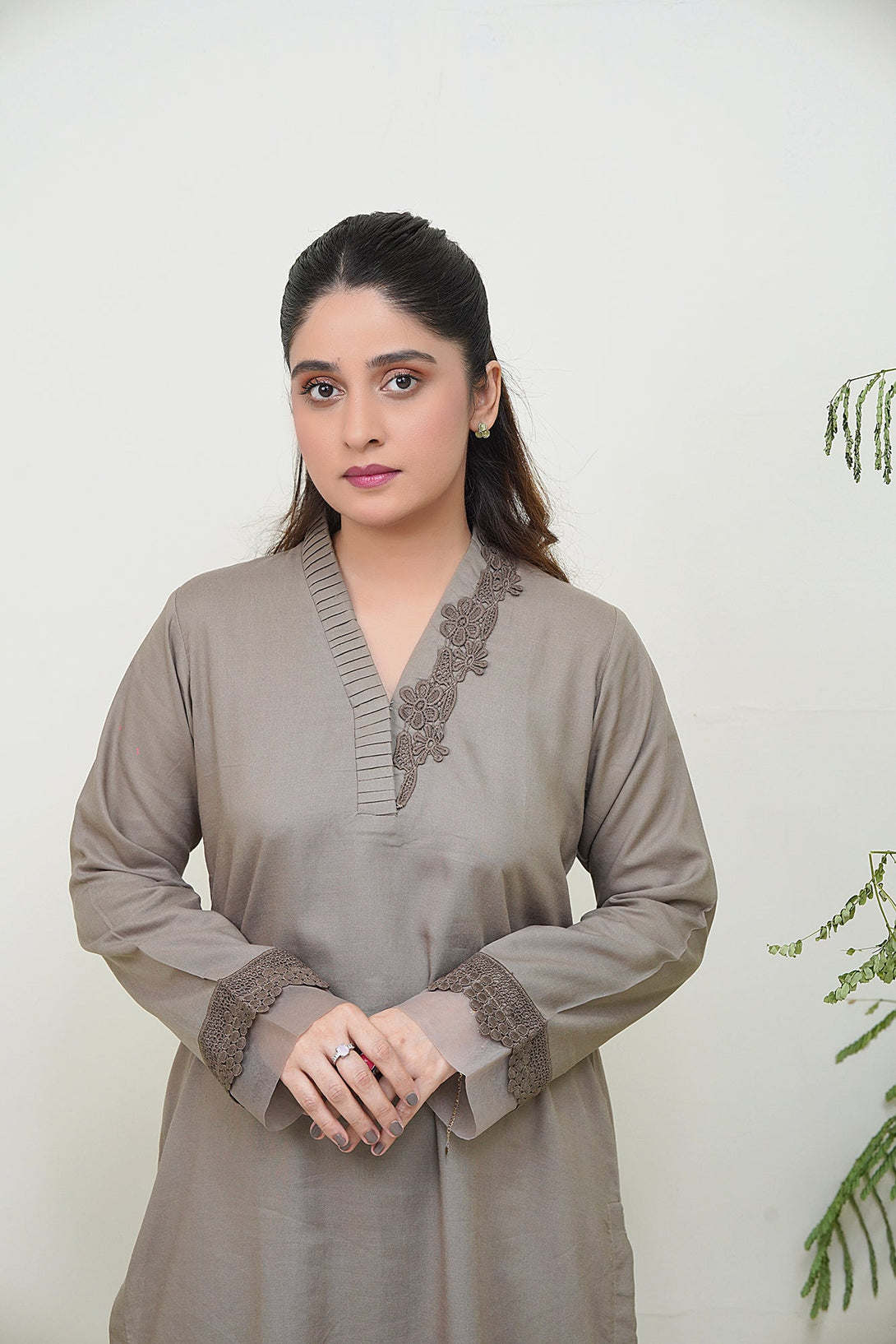 2-piece stitched Beige Sheep